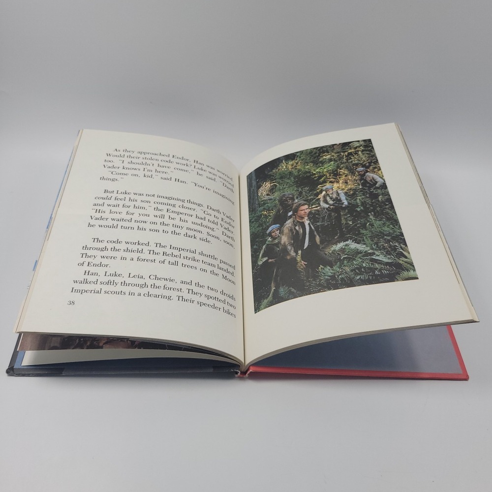 VTG Star Wars ROTJ Return of the Jedi Weekly Reader Movie Story Book 1983 - Picture 6 of 8